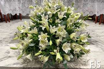 La Inmaculada Concepción, lista para la procesión de este miércoles en Jinámar/Francisco Javier Santana.